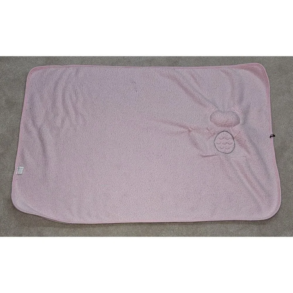 My Pet Blankie Pink Gray Owl Blanket Fleece Baby Girl Security Lovey